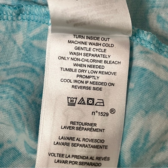 Lauren Ralph Lauren Blue Floral Tiered Mini Dress Women’s M Boho Beach - Picture 8 of 11